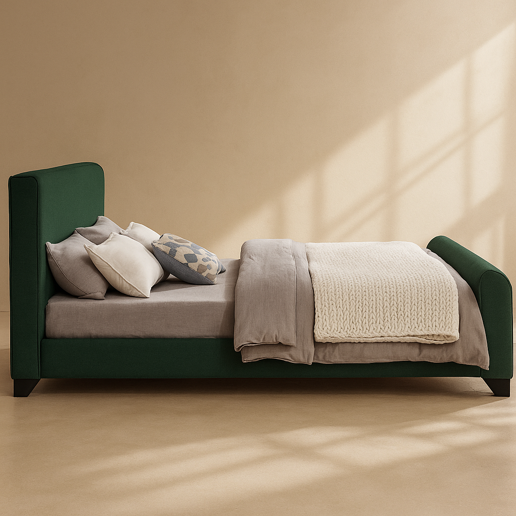 Stylus Boucle Fabric Bed