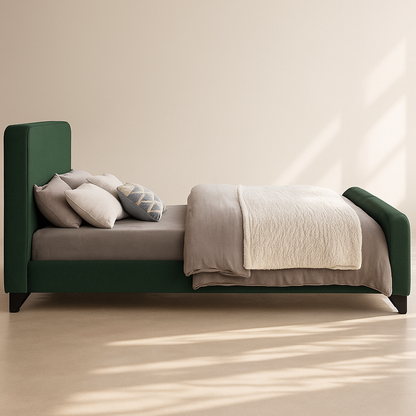 Stylus Boucle Fabric Bed