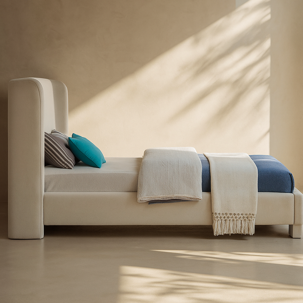 Penny Linen Fabric Bed