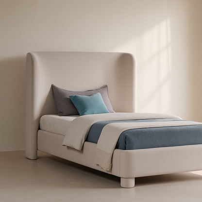 Penny Linen Fabric Bed