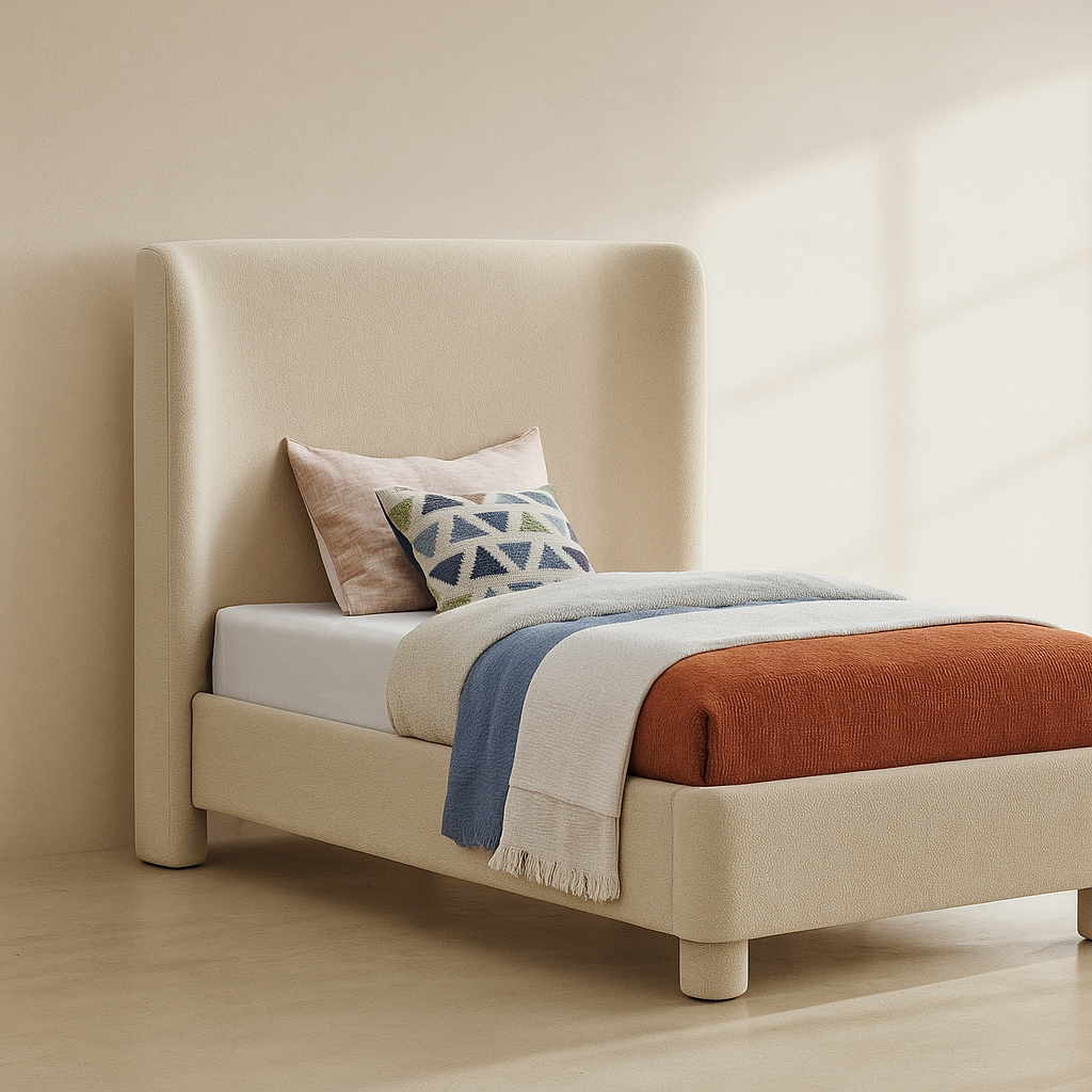 Penny Linen Fabric Bed