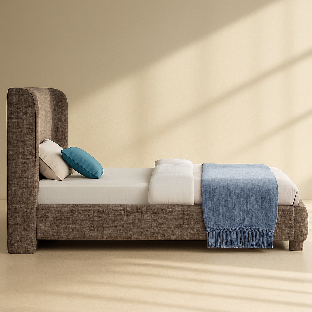 Penny Linen Fabric Bed