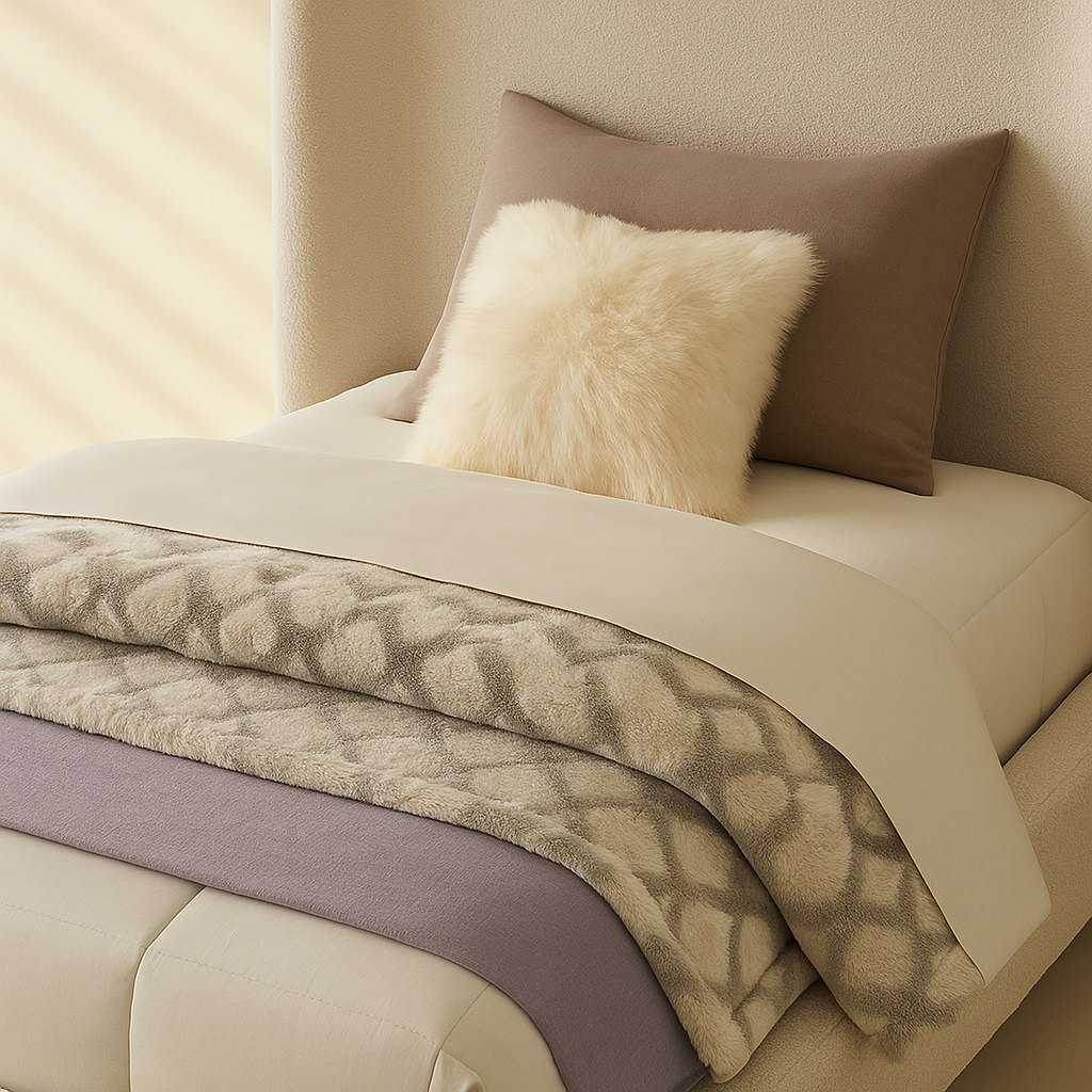 Penny Boucle Fabric Bed