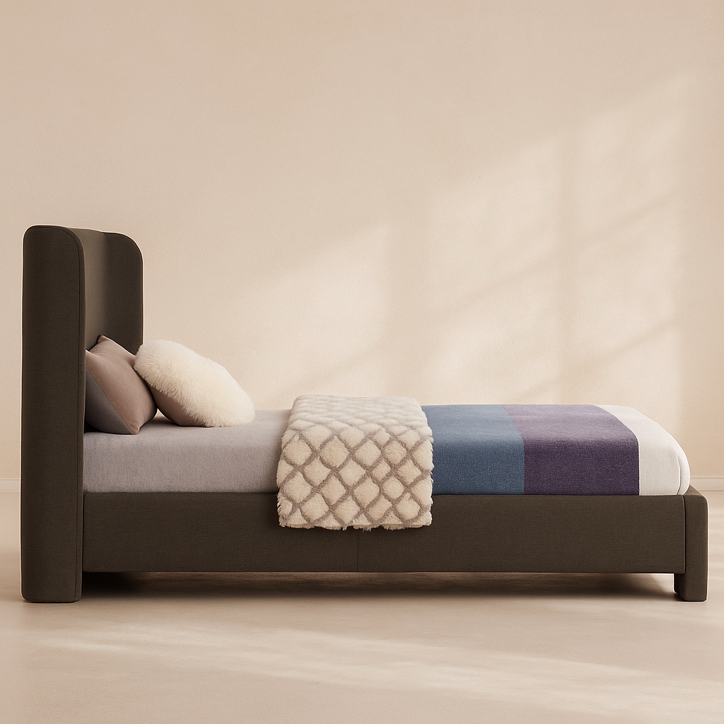 Penny Boucle Fabric Bed