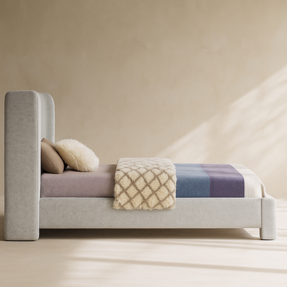 Penny Boucle Fabric Bed