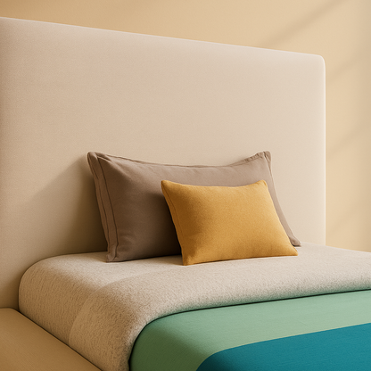 Devin Linen Fabric Bed