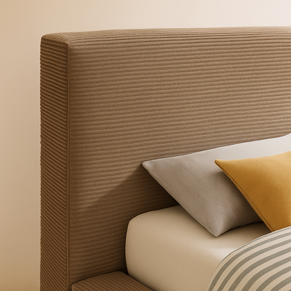 Dexter Corduroy Fabric Bed