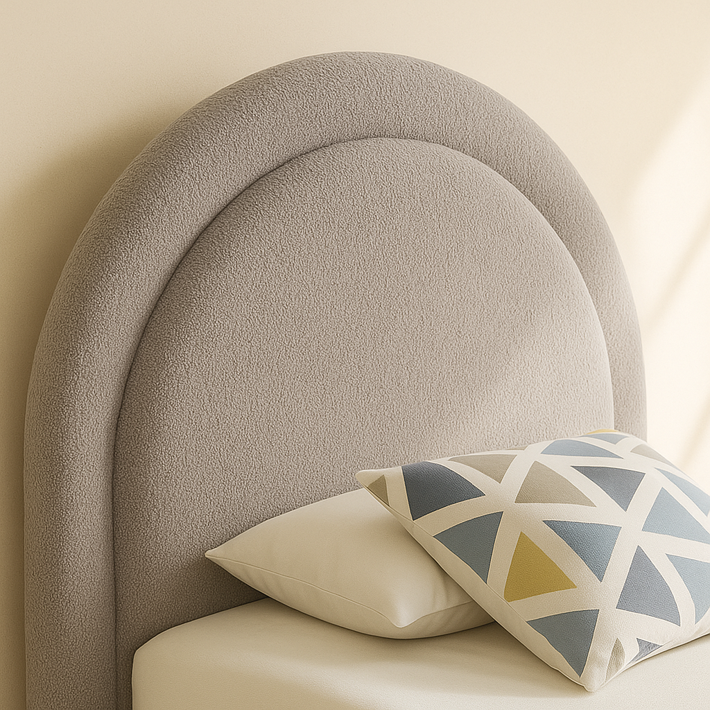 Milo Boucle Fabric Bed