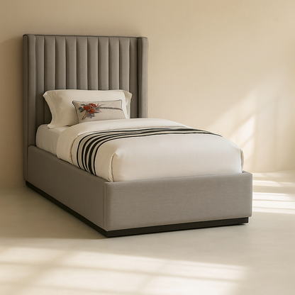 Logan Linen Fabric Bed
