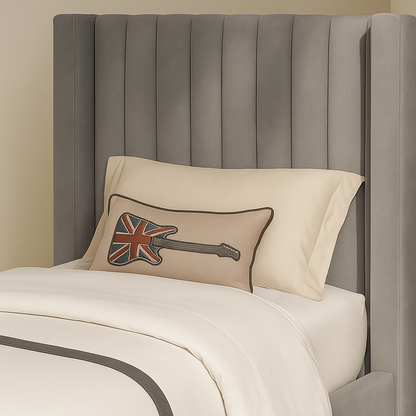 Logan Linen Fabric Bed