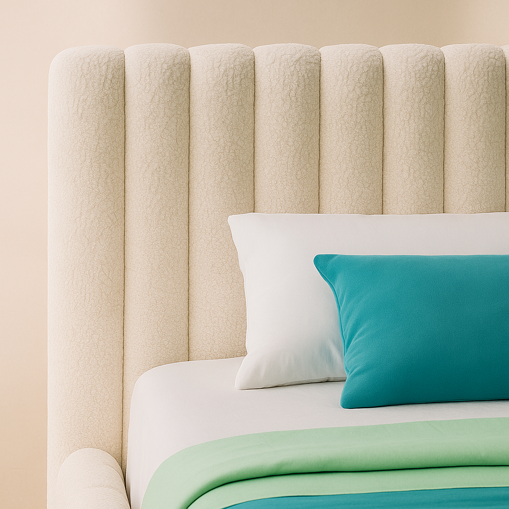 Nash Boucle Fabric Bed