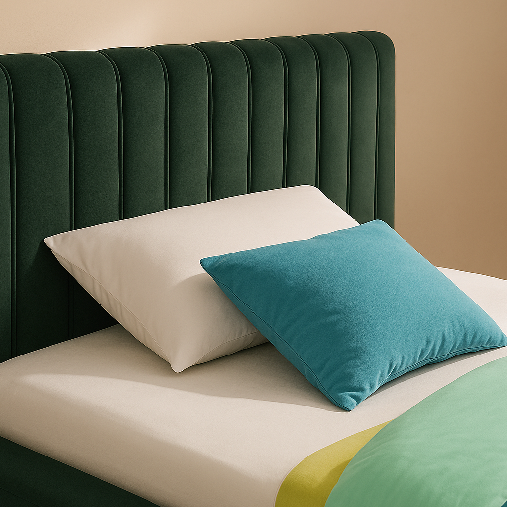 Nash Boucle Fabric Bed