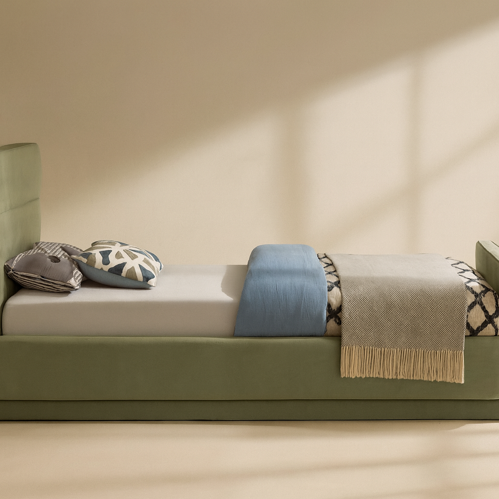 Paxton Chenille Fabric Bed