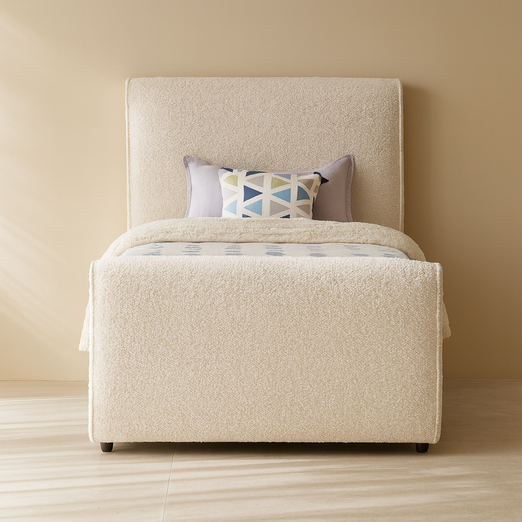 Stylus Boucle Fabric Bed