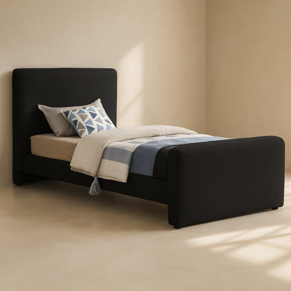 Stylus Boucle Fabric Bed