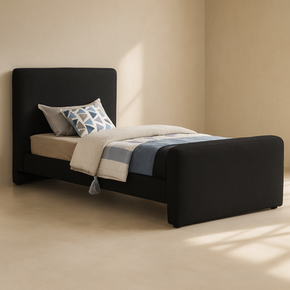 Stylus Boucle Fabric Bed