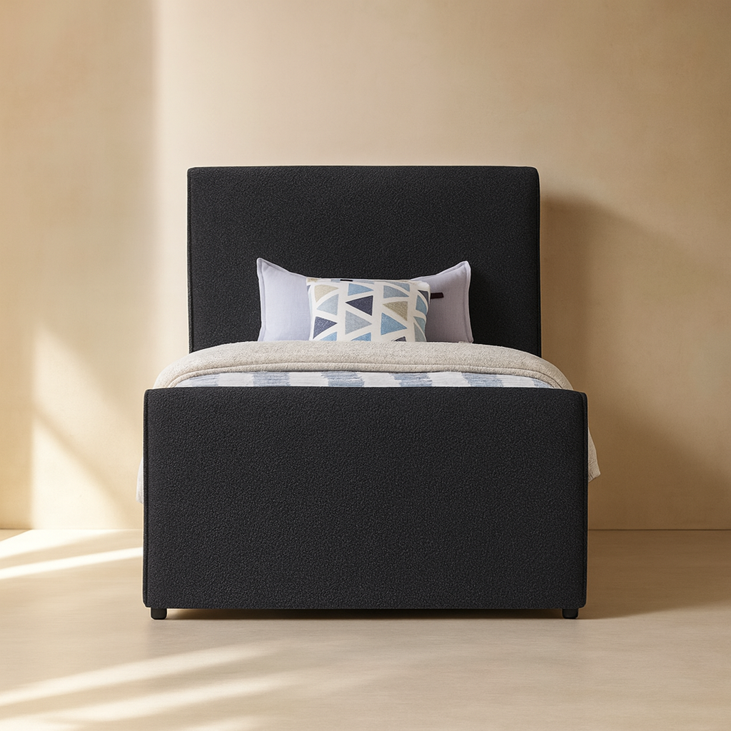Stylus Boucle Fabric Bed