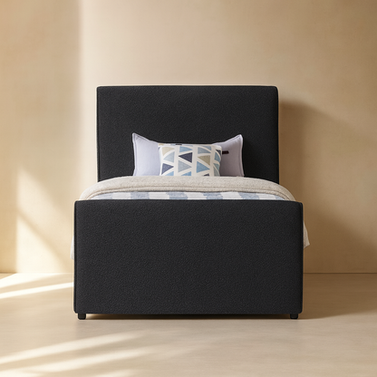 Stylus Boucle Fabric Bed