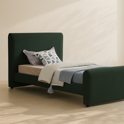 Stylus Boucle Fabric Bed