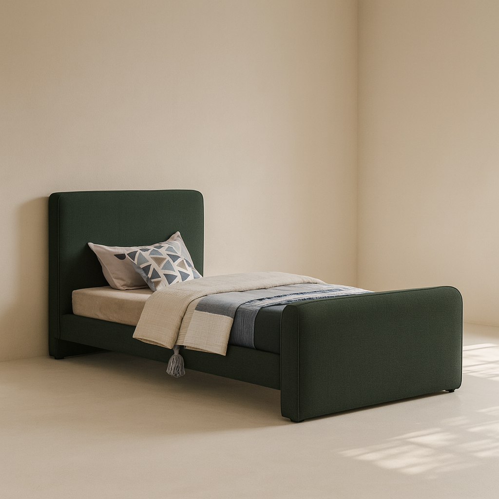 Stylus Boucle Fabric Bed