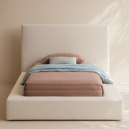 Terra Boucle Fabric Bed