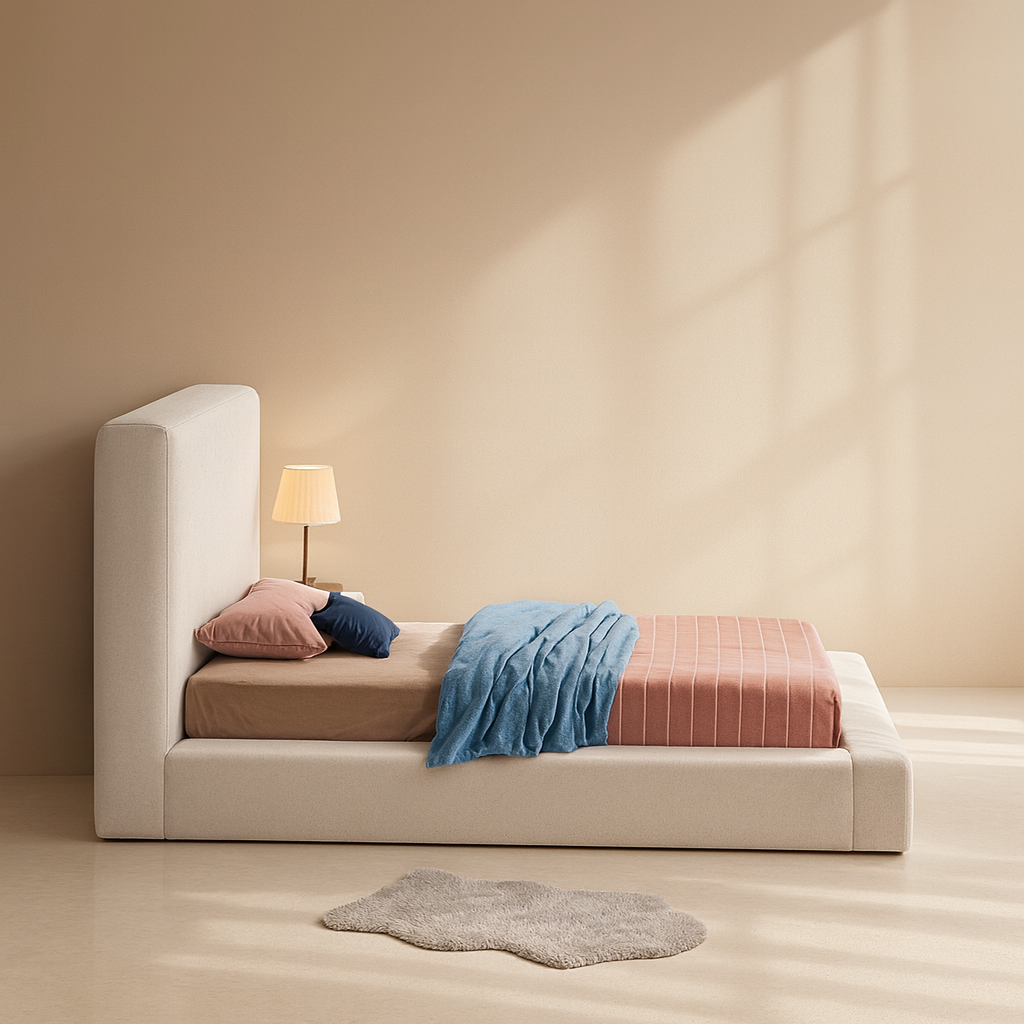 Terra Boucle Fabric Bed