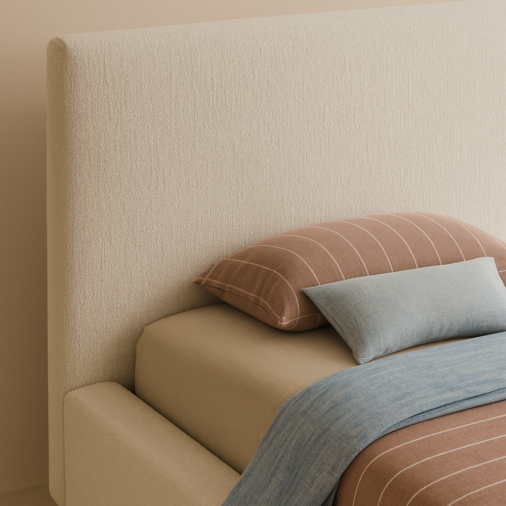 Terra Boucle Fabric Bed