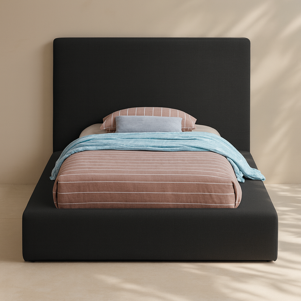 Terra Boucle Fabric Bed