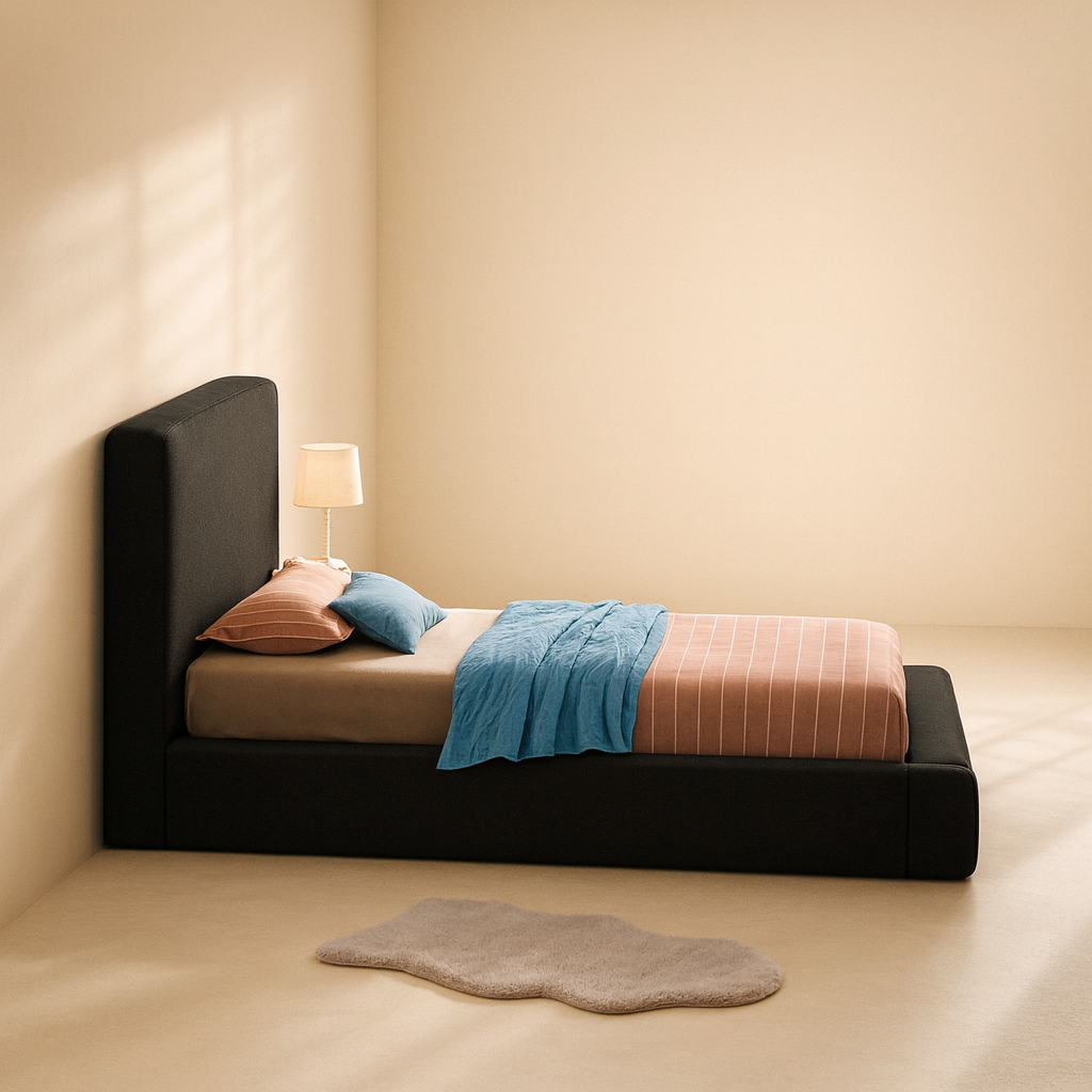 Terra Boucle Fabric Bed