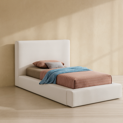 Terra Boucle Fabric Bed