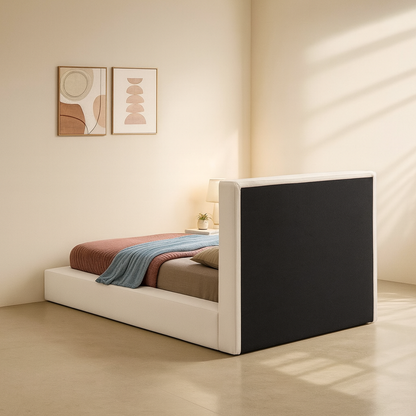 Terra Boucle Fabric Bed