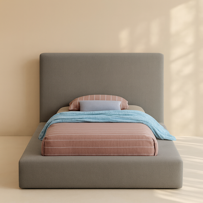 Terra Boucle Fabric Bed