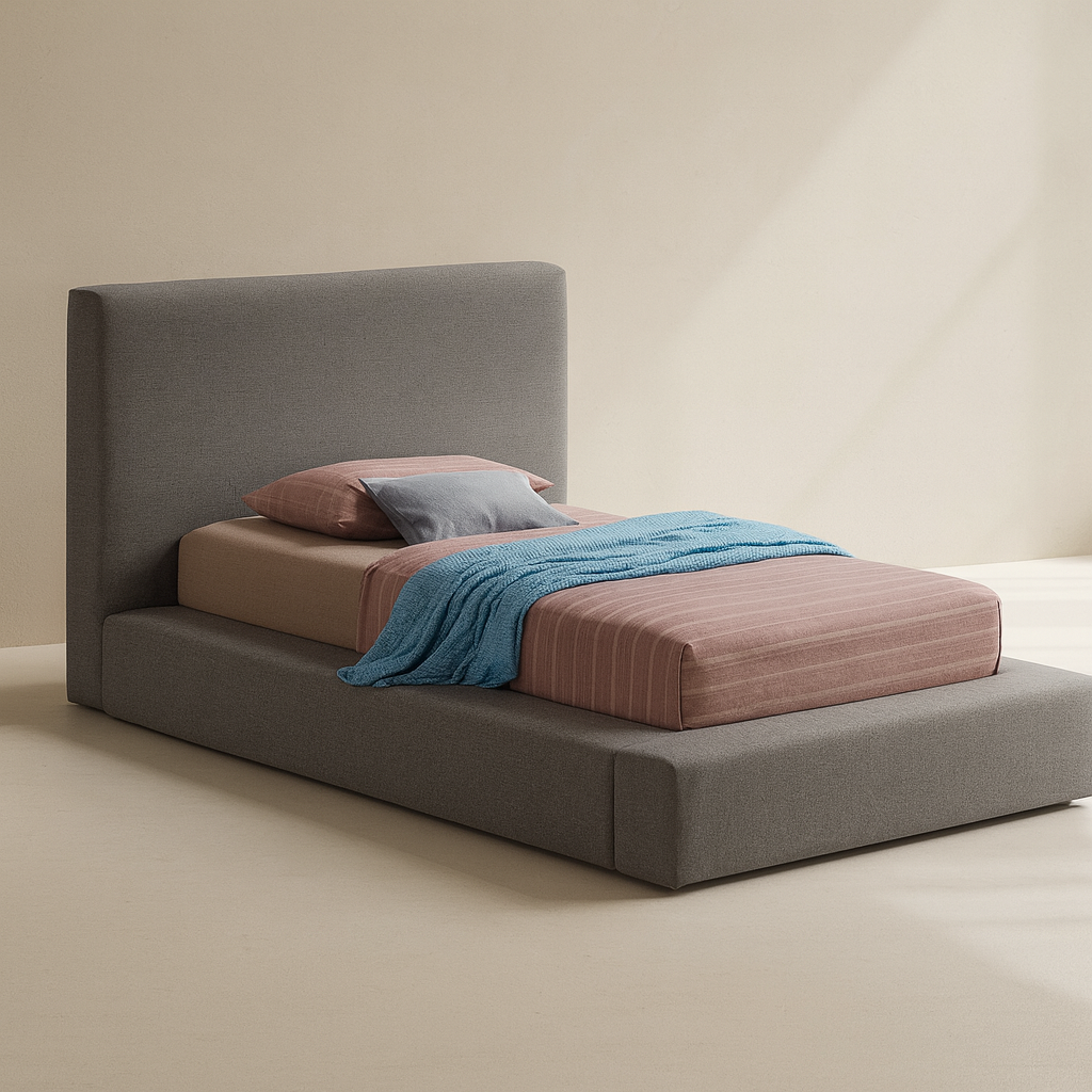 Terra Boucle Fabric Bed