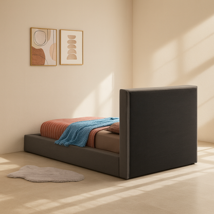 Terra Boucle Fabric Bed