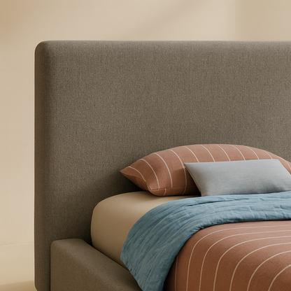 Terra Boucle Fabric Bed