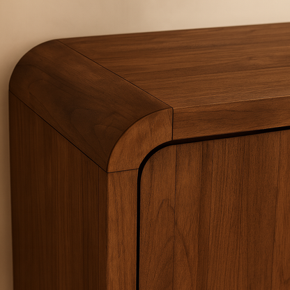 Fluted Nightstand