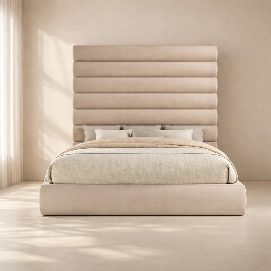 Adam Chenille Fabric 89" Bed