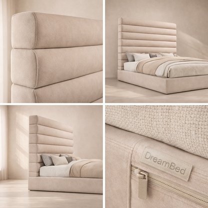 Adam Chenille Fabric 89" Bed