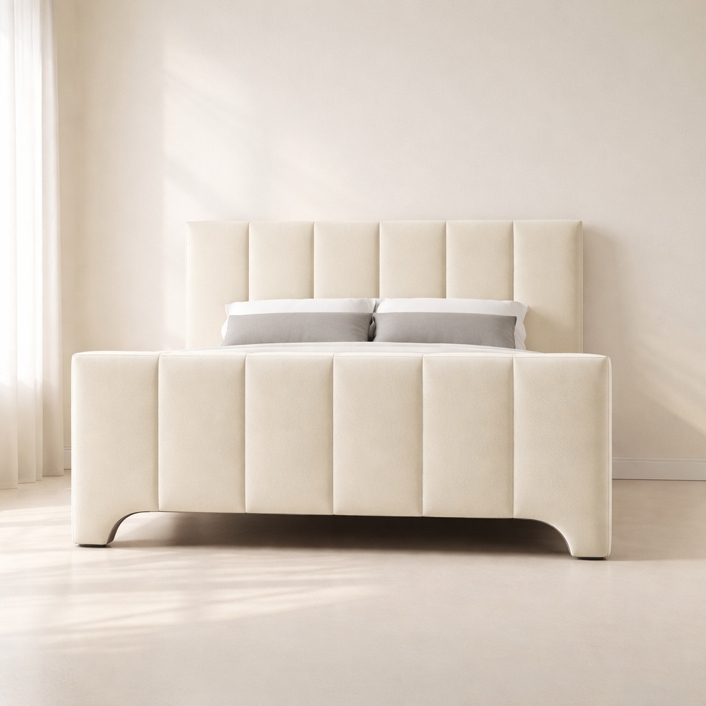 Camila Chenille Fabric Bed