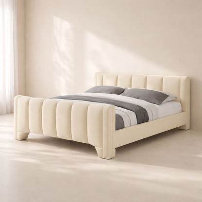 Camila Chenille Fabric Bed