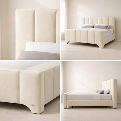 Camila Chenille Fabric Bed