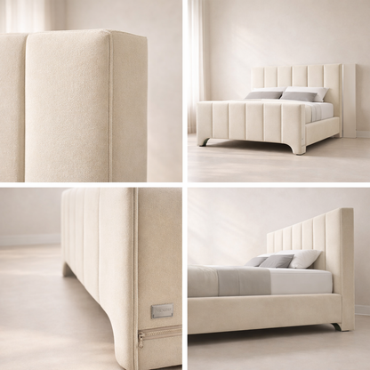 Camila Chenille Fabric Bed