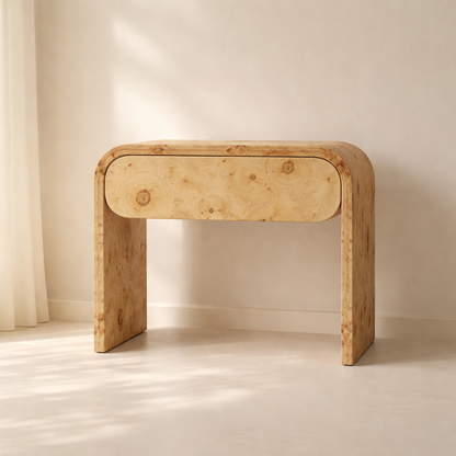 Cresthill Burl Wood Nightstand