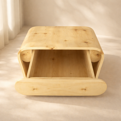 Cresthill Burl Wood Nightstand