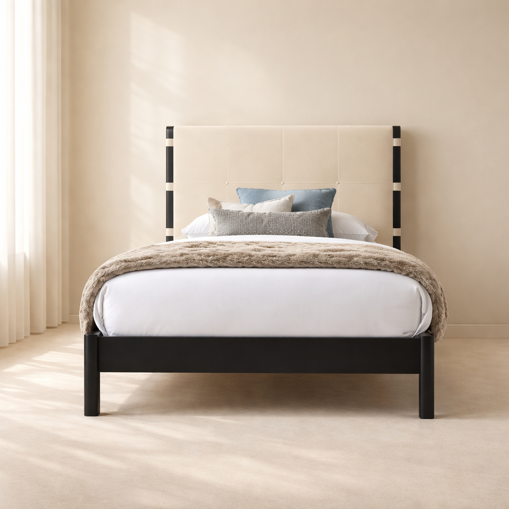 Abigail Vegan Leather Bed