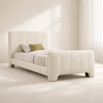 Camila Chenille Fabric Bed