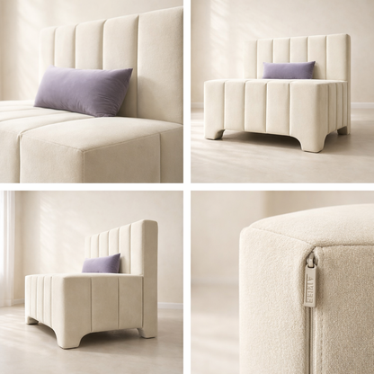 Camila Chenille Fabric Bed