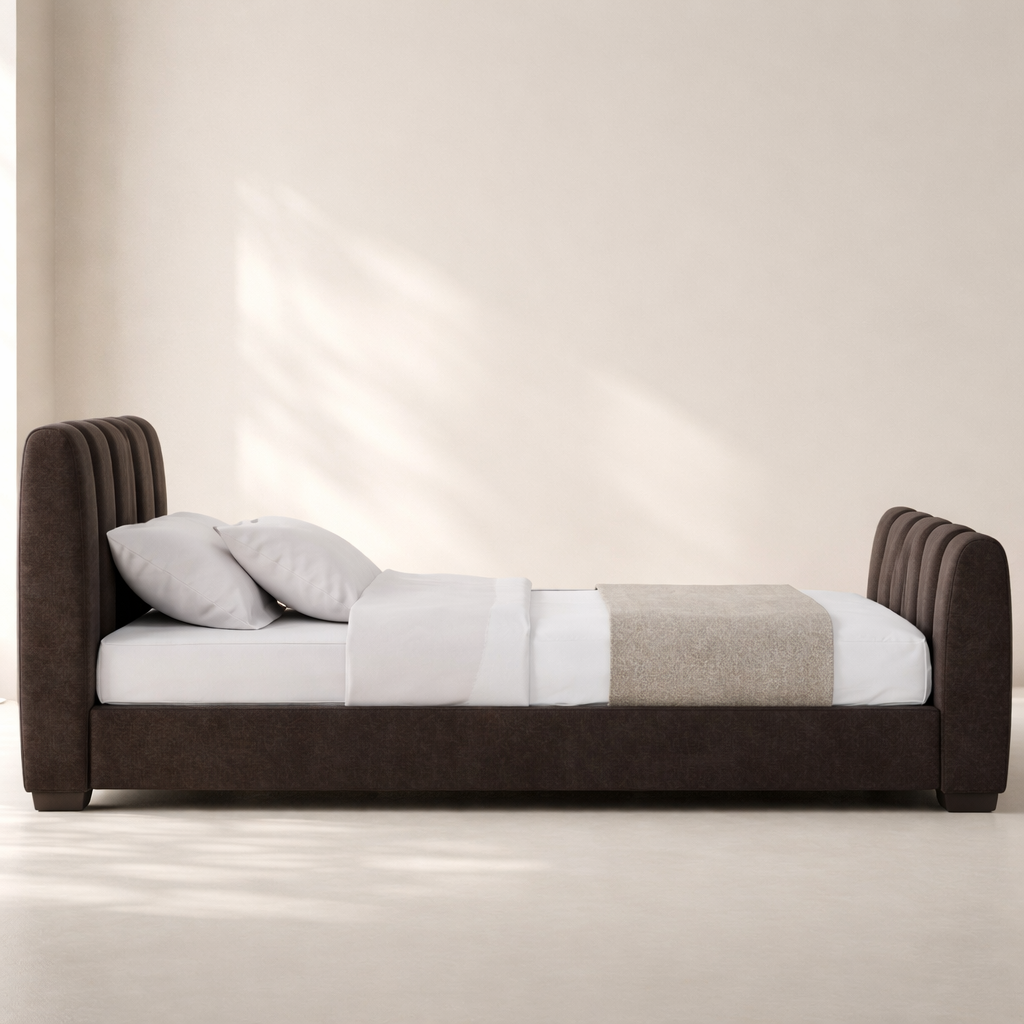 Camila Chenille Fabric Bed