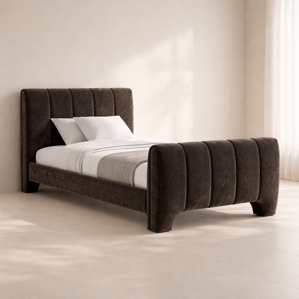 Camila Chenille Fabric Bed