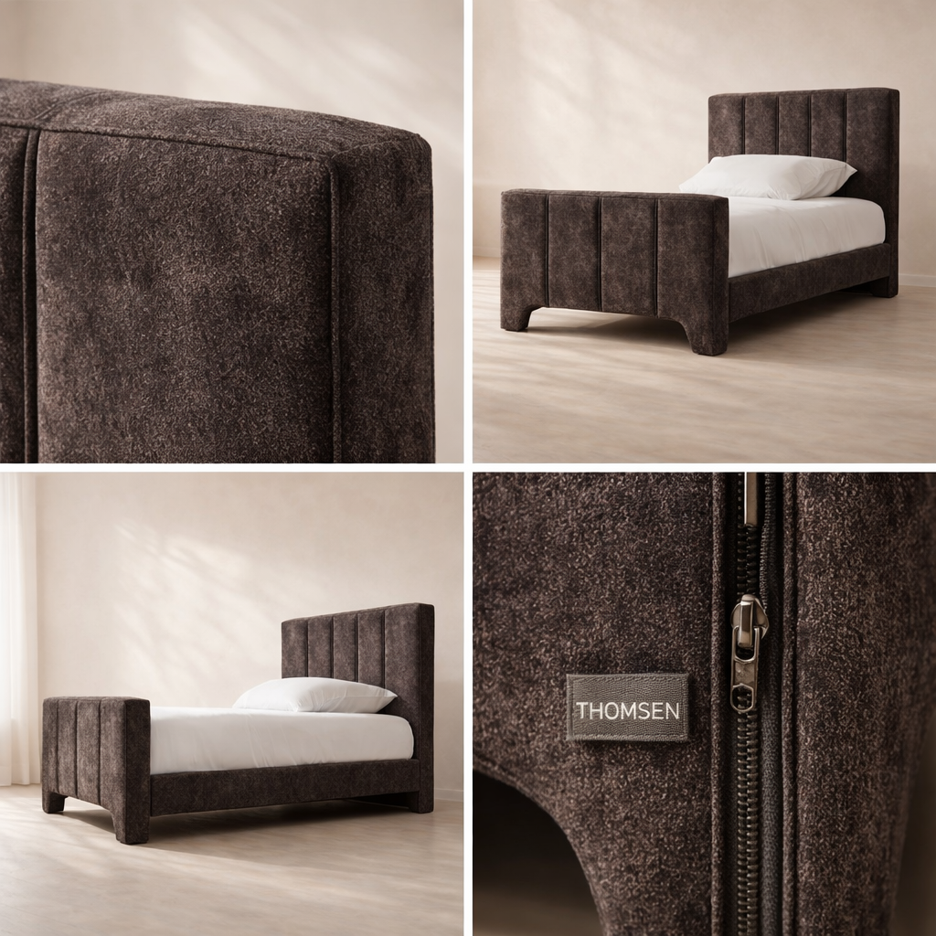 Camila Chenille Fabric Bed